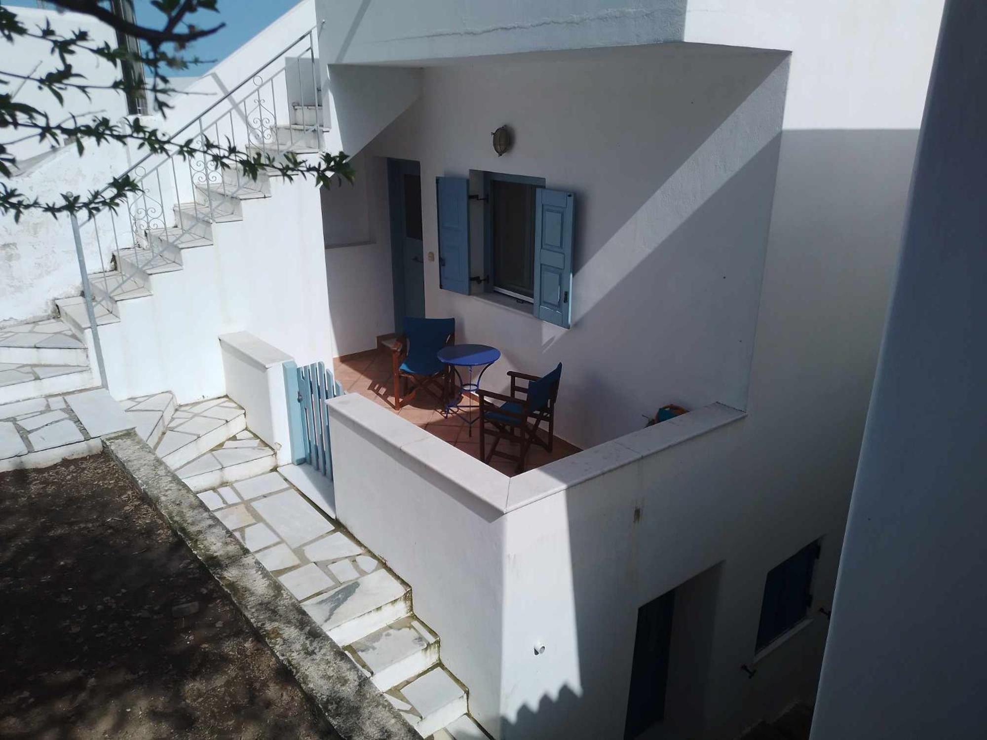Blue House Villa Koronos Bagian luar foto